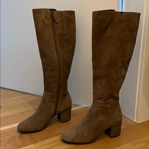 🖤 New Cole Haan zerogrand tall boots grey suede